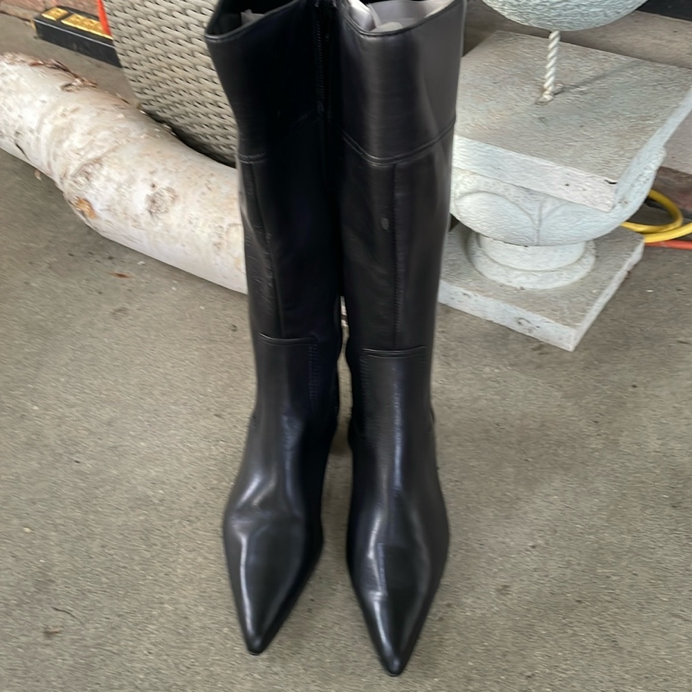 NEW Franco Sarto black pointed toe boots size  5.5